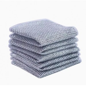 清洁布网格不沾油抹布厨房洗碗洗锅清洗布去污